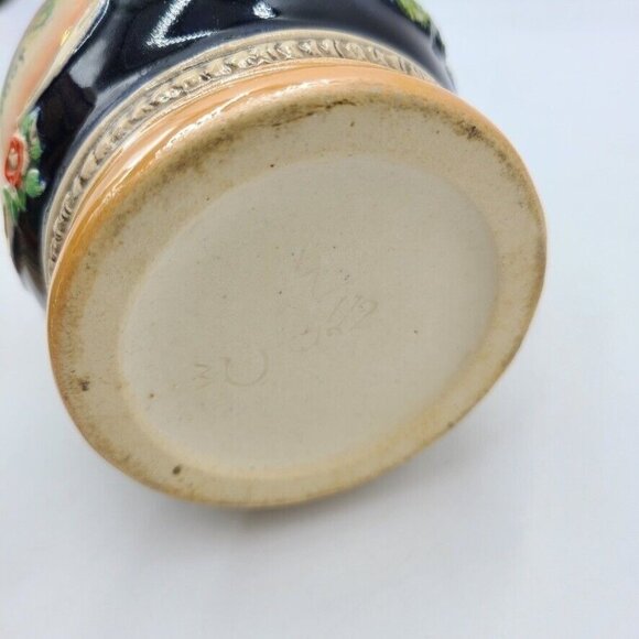 Vtg King Werk Beer Stein Mug Hand Painted Drink Beer Go to Heaven German Lot 2 - Picture 11 of 11